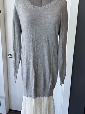 3.1 Phillip Lim for Target Gray Scoop-Neck Midi Sweater Dress